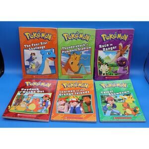 Pokémon 2017 Book Lot Of 6! (Classic Chapter Book Collections Incomplete.)